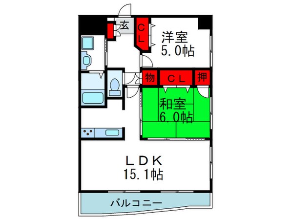 ユ－ソニアの物件間取画像